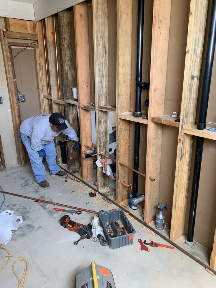 Commercial rough-in plumbing for Water Heater Replacement in Sandston
